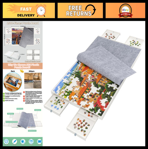 1500 piece jigsaw puzzle - puzzle, table