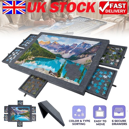 1000 piece puzzle board - board, drawer