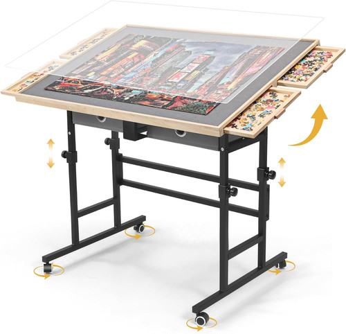 Puzzle table 1500 - pieces, with
