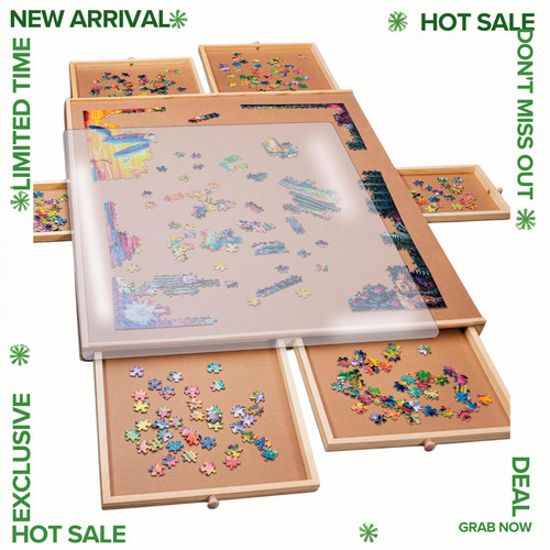 New 1500 piece puzzle - piece, board