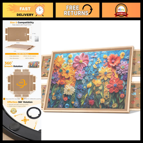 1000 piece rotating - 1000-piece, puzzle