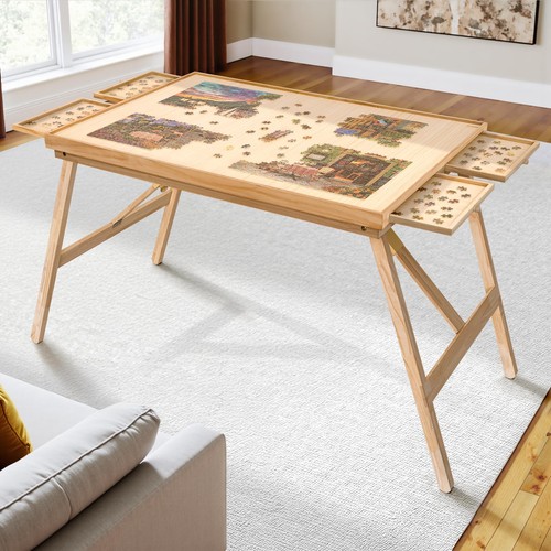 Tall puzzle table - puzzle, with