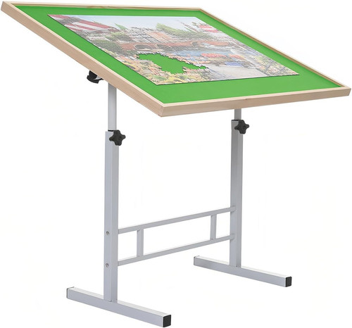 Puzzle table with drawers - table,