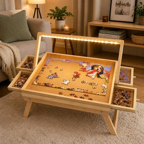 Led puzzle table 1000pc - puzzle,