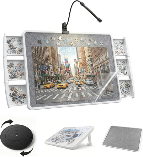 Puzzle board with drawers - puzzle,