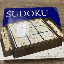 VINTAGE  Wooden Sudoku Puzzle