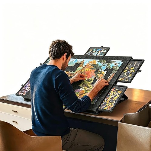 Foldable puzzle board - puzzle,