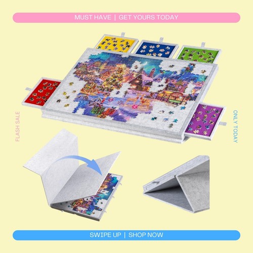 Tilting puzzle board with - tilting,