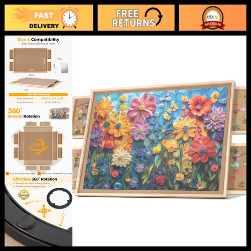 1000 piece rotating puzzle - 1000-piece,