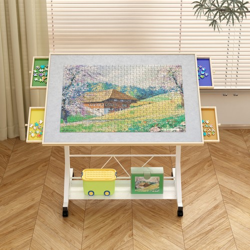 1500 piece puzzle - piece, table