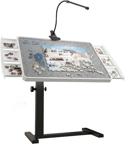 Puzzle table with - table,
