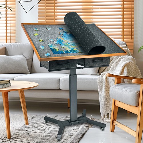 Jigsaw puzzle table - table, fits