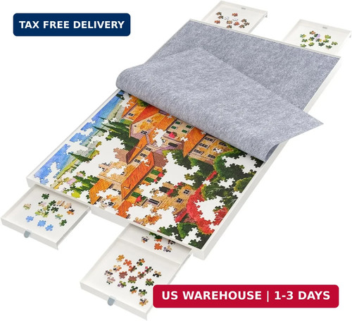 1500 pieces puzzle - pieces, board