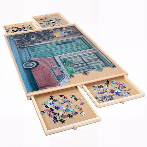 Wooden puzzle board - puzzle, 4