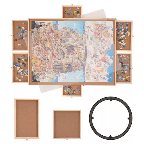 1500 pieces rotating wooden - pieces,