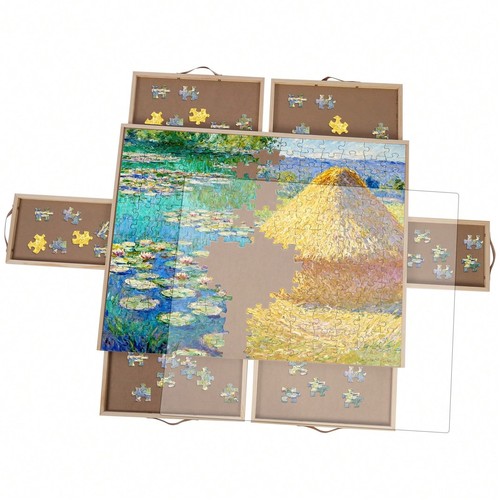 Wooden jigsaw puzzle board - puzzle,