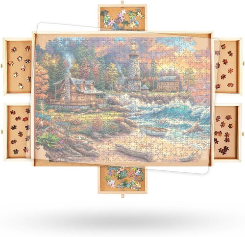 2000 piece wooden jigsaw - piece,