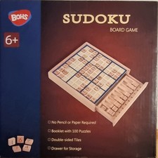 BOHS Wooden Sudoku Board Game